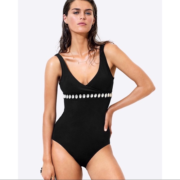Seafolly Other - Seafolly Ibiza Escape Black one piece bathing suit
